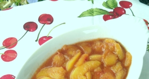 Grilled Peaches in Foil