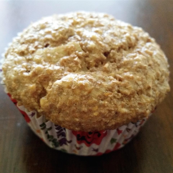 Low Fat Apple Bran Muffins