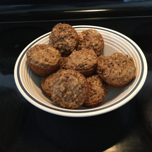 Low Fat Apple Bran Muffins