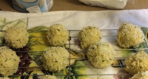 Goat Cheese Risotto Balls