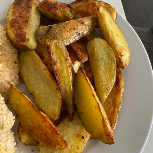 Crusty Herb Potato Wedges