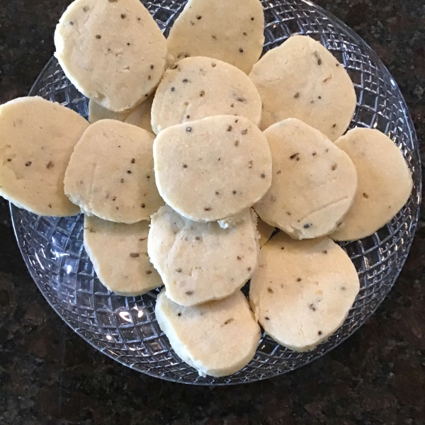 Lavender Shortbread Cookies