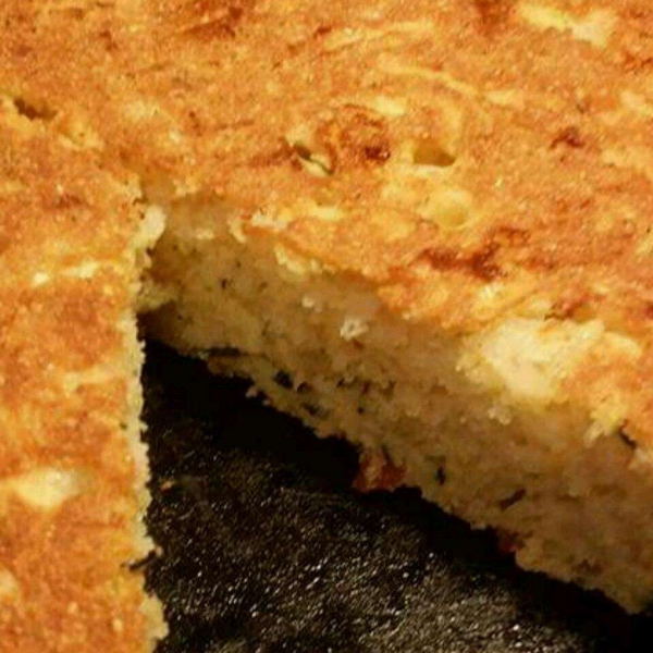 Skillet Zucchini Cornbread