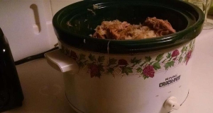 Slow Cooker Pork, Sauerkraut, and Beer