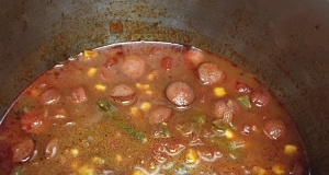 Hearty Hot Dog Soup