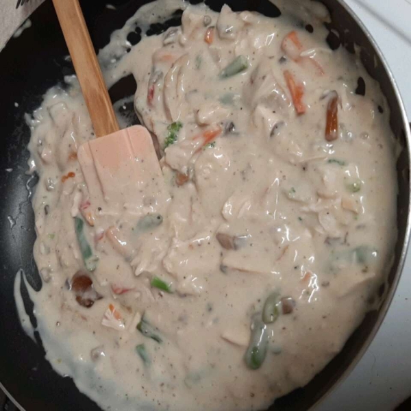 Super Fast-and-Easy Chicken a la King