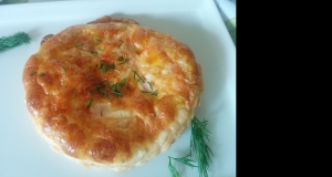Savory Puff Pastry Tart with Smoked Salmon