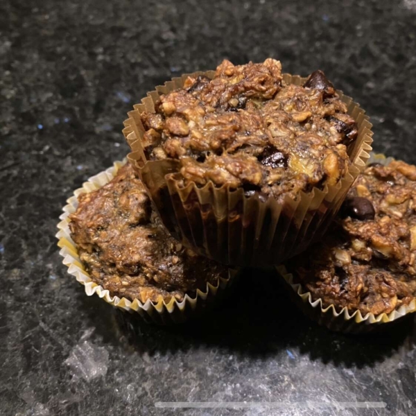 Delicious Banana Vegan Muffins (Sugar Free)