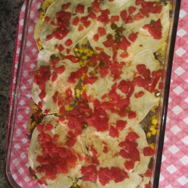 Beef Enchilada Bake