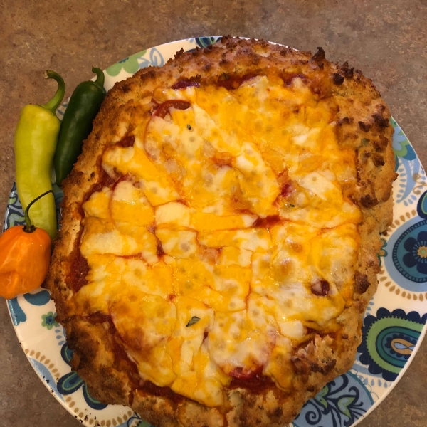 Gluten-Free Cheese and Herb Pizza Crust