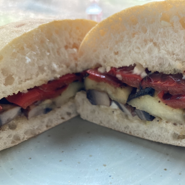 Grilled Mediterranean Vegetable Sandwich