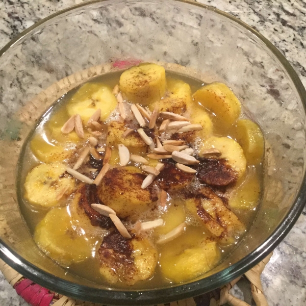 Plantains in Butter Rum Sauce