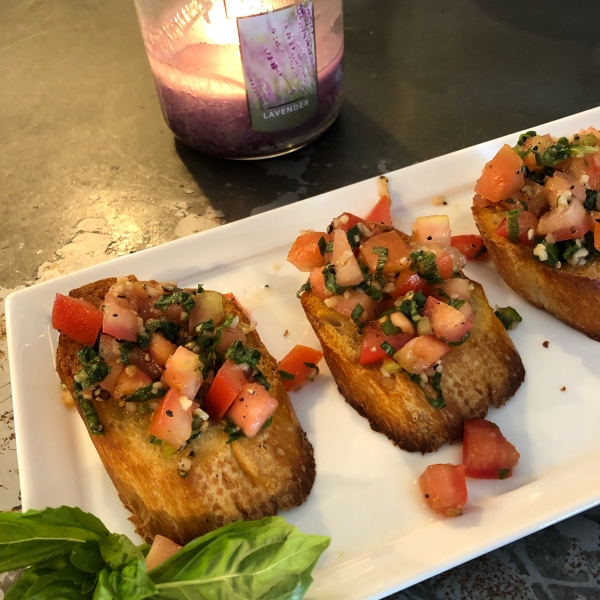 Bruschetta with Shallots