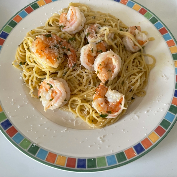 Shrimp Lemon Pepper Linguini