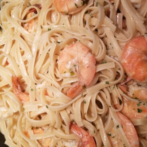 Shrimp Lemon Pepper Linguini