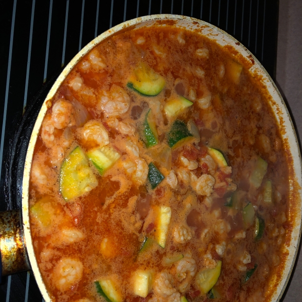 Zucchini Pasta Shrimp Scampi