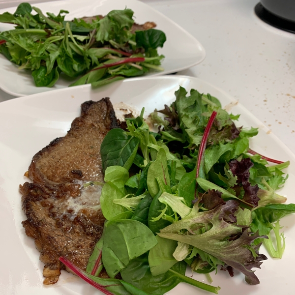 Salt and Pepper Ribeye Steak
