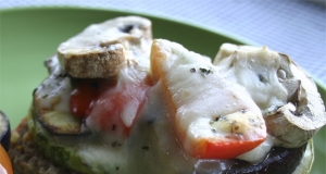 Vegetarian Open Faced Sandwich