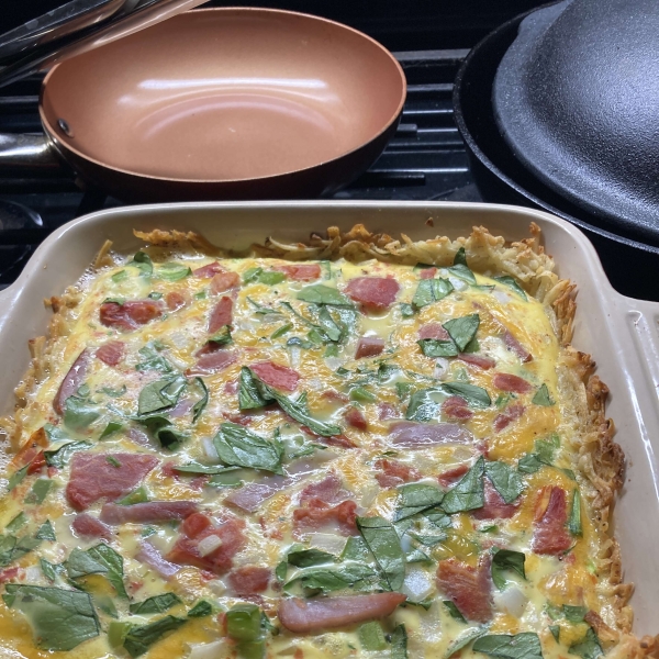 Hash Brown Quiche