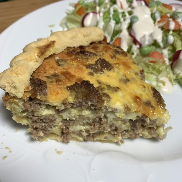 Easy Cheeseburger Quiche