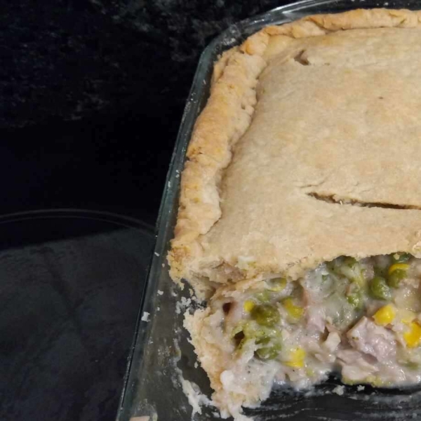 Dad's Leftover Turkey Pot Pie