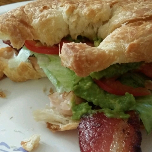 Croissant Club Sandwich