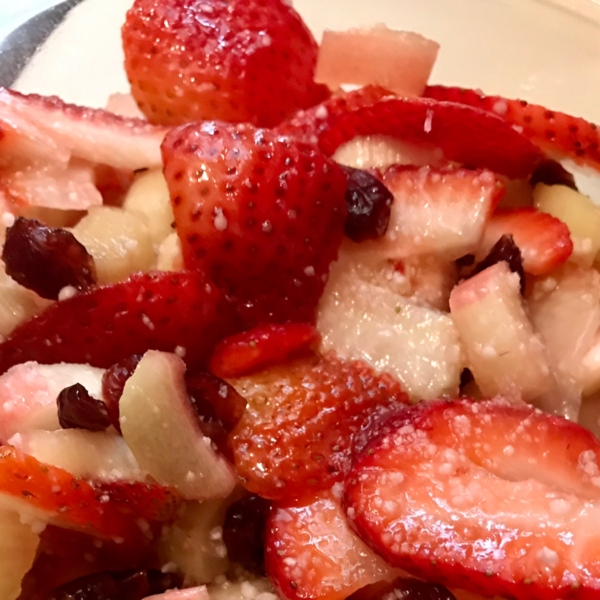 Royal Rhubarb Crisp
