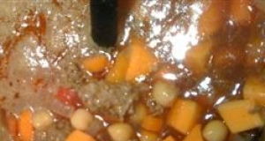 Moroccan Lamb, Lentil, and Chickpea Soup
