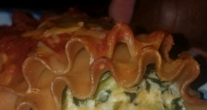 Spinach Lasagna Rolls