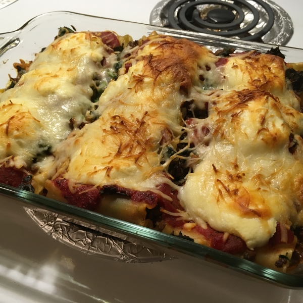 Spinach Lasagna Rolls