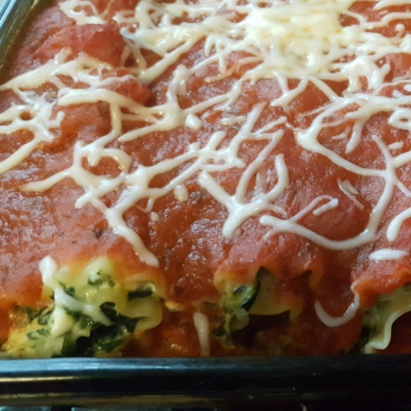Spinach Lasagna Rolls