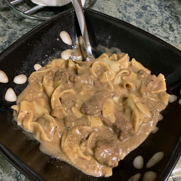 So Simple Beef Stroganoff