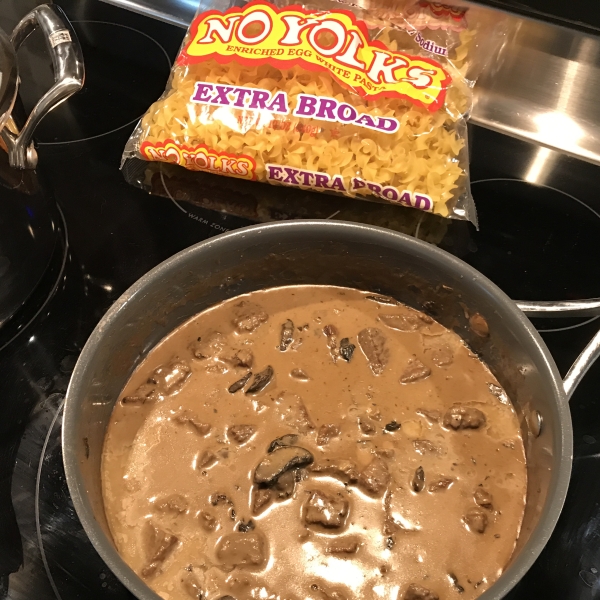 So Simple Beef Stroganoff