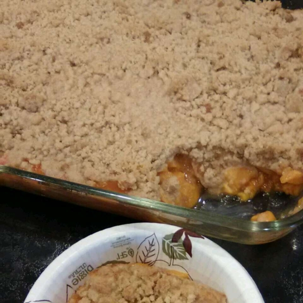 Peach and Nectarine Crumble