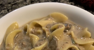 Instant Pot Ground Beef Stroganoff