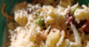 Spaghetti with Parmesan and Bacon