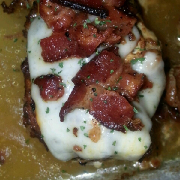 Muenster-Bacon Stuffed Chicken Breast