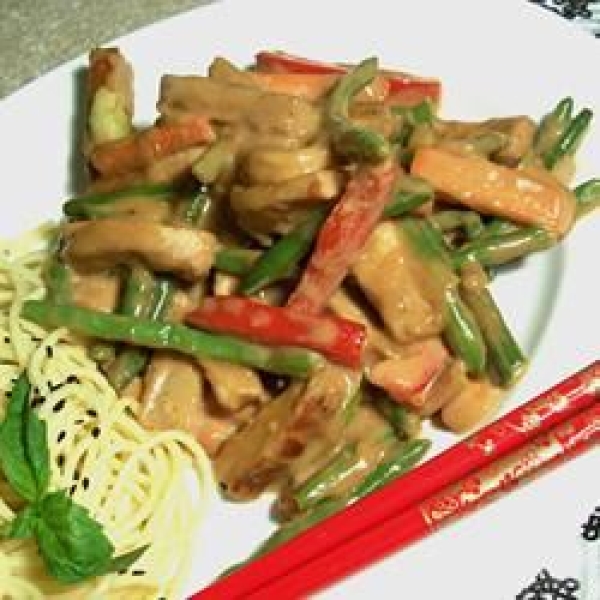 Pork in Peanut Sauce