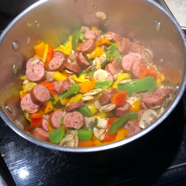 Classic Smoked Sausage & Peppers