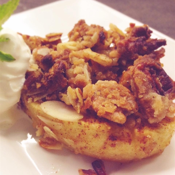 Gluten-Free Nutty Apple Crisp