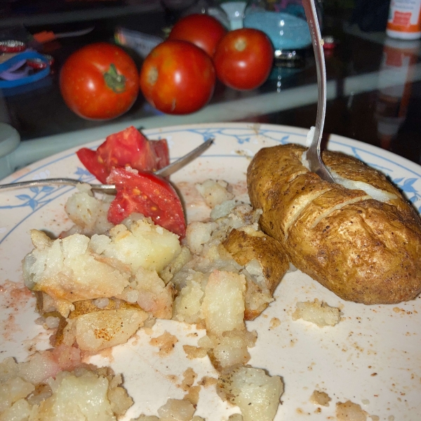 Garlic Baked Potato