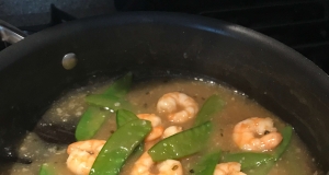 Stir-Fried Shrimp with Snow Peas and Ginger