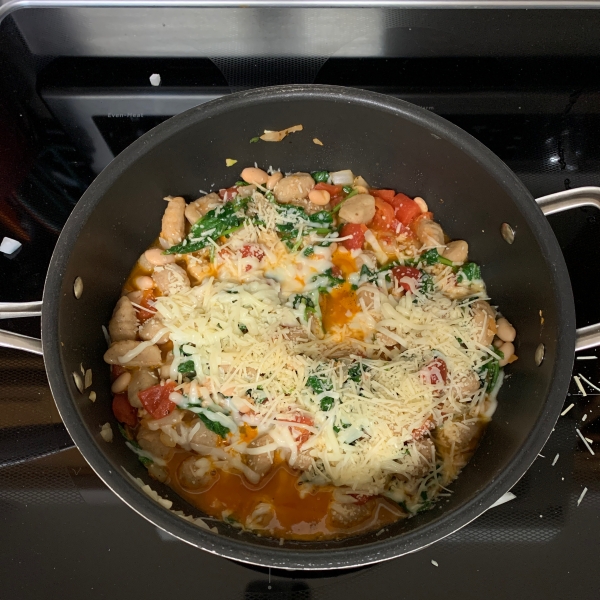 Skillet Gnocchi with Chard & White Beans
