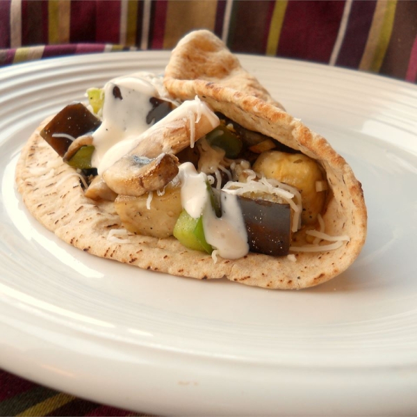 Easy Eggplant Pita