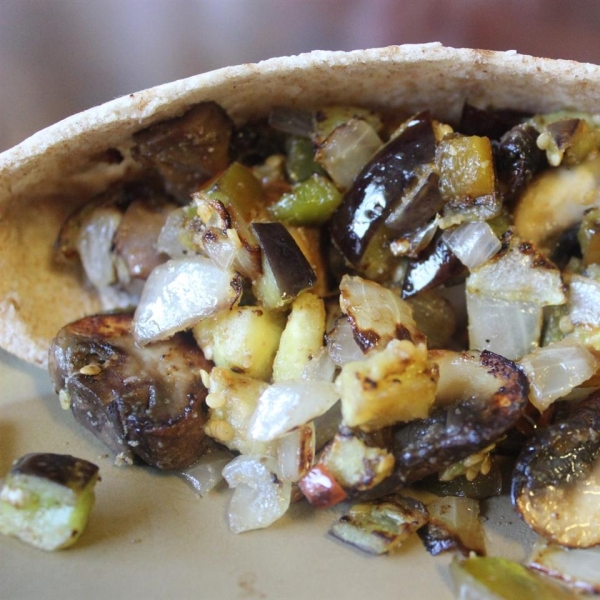 Easy Eggplant Pita