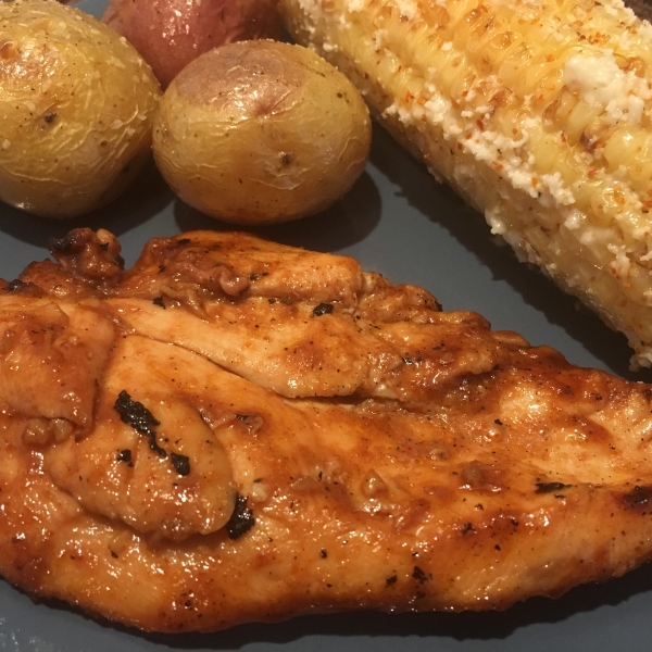 Grilled BBQ Chicken Breasts