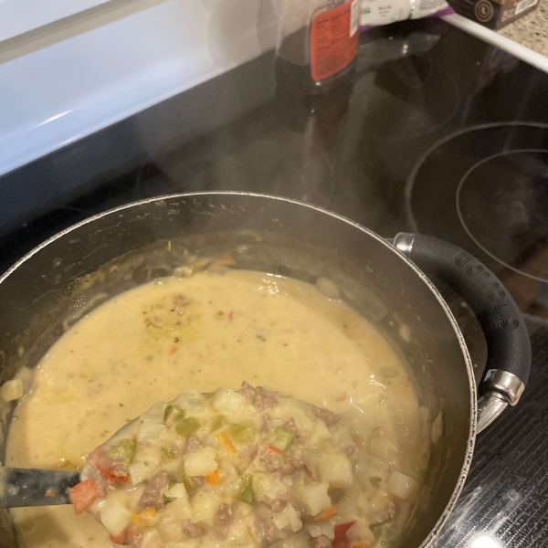 Cheeseburger Soup