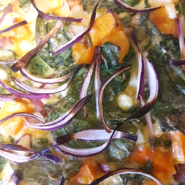 Pumpkin, Spinach, and Feta Frittata