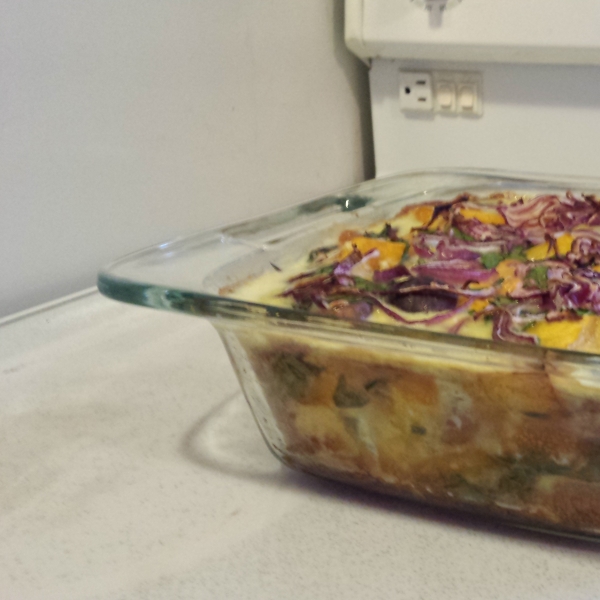 Pumpkin, Spinach, and Feta Frittata