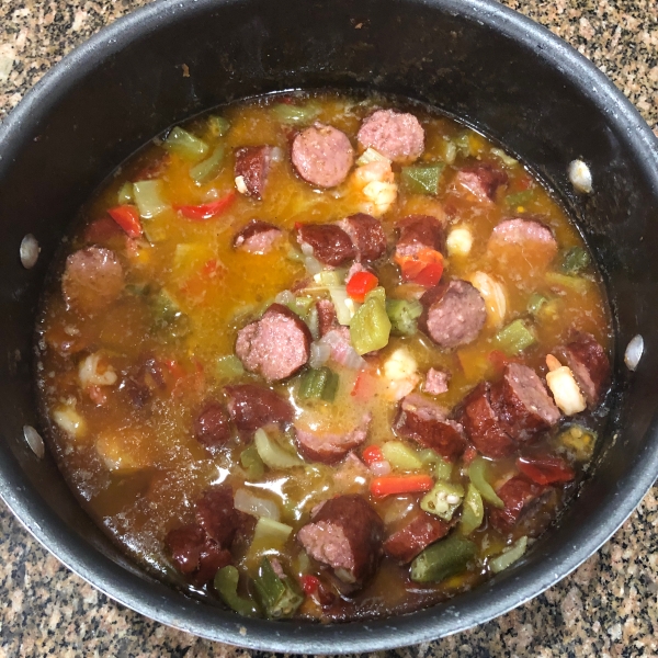 Sausage and Shrimp Gumbo